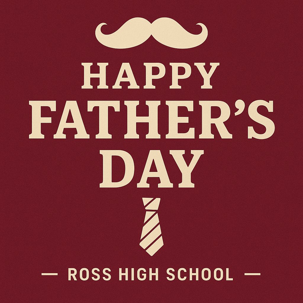 Happy Father’s Day to all the incredible dads in the Ross community! 💛 Your guidance, love, and support shape the future every single day. We appreciate everything you do — today and always! #GoRams #AllHail #BetterTogether