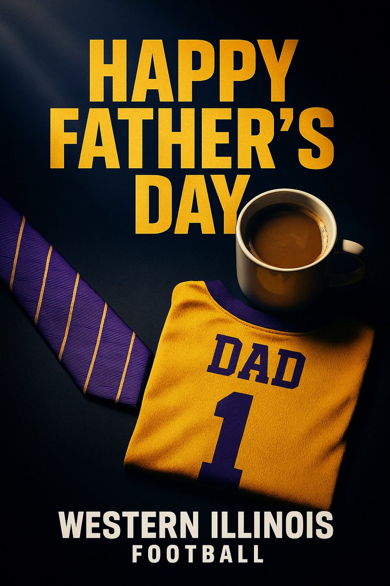 To all the dads who coach and lead, Happy Father’s Day from <a href="/WIUFootball/">Western Illinois Football</a>‼️

#WhosNECKSt | #ECI | #GoNecks
