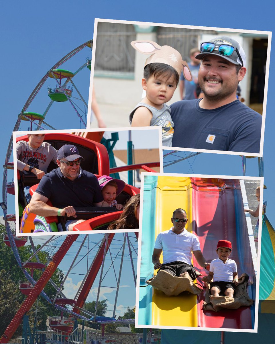 👨‍🌾🎡 Happy #FathersDay to all the dads who ride the rides and cheer the loudest at the rodeo!

Today we tip our hats to the Fair-loving fathers who help grow traditions year after year. 💚

Tag a dad who deserves a blue ribbon! 🏆

#ColoradoStateFair #GrowingTheTradition