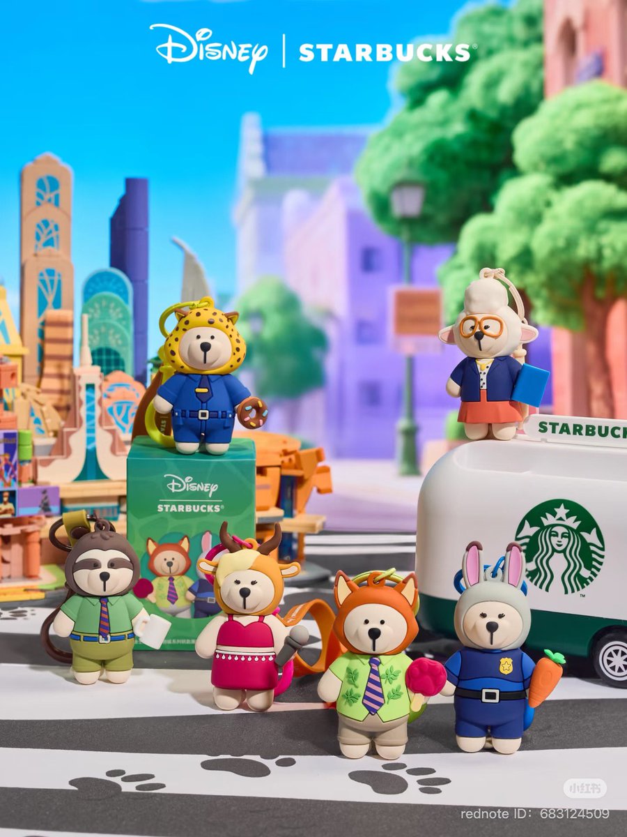 中国のスタバとズートピアとのコラボが可愛すぎる🦊☕️ #ズートピア