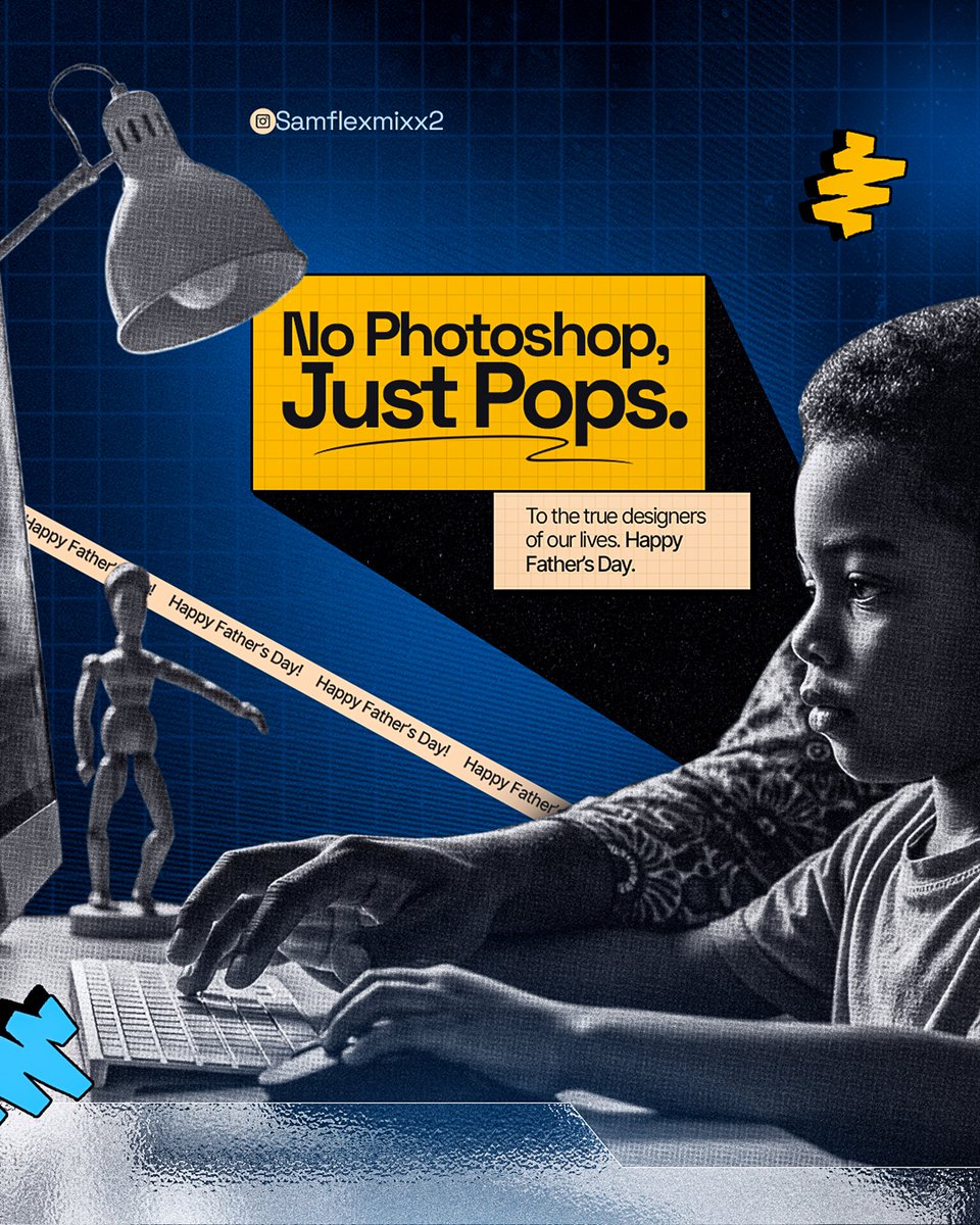 Samflexmixx's tweet photo. Not every layer needs Photoshop.
Some of the most powerful designs start with a father guiding a child’s hand teaching patience, precision, and purpose.
Here’s to the fathers who mentor from the mouse to the mindset.
# #CreativeParenting #AfricanFathers #FathersDay2025 https://t.co/cTcAyMCHhN