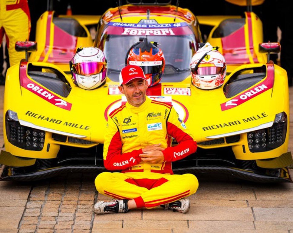 Robert Kubica w barwach zespołu AF Corse zwyciężył w 24-godzinnym wyścigu Le Mans!