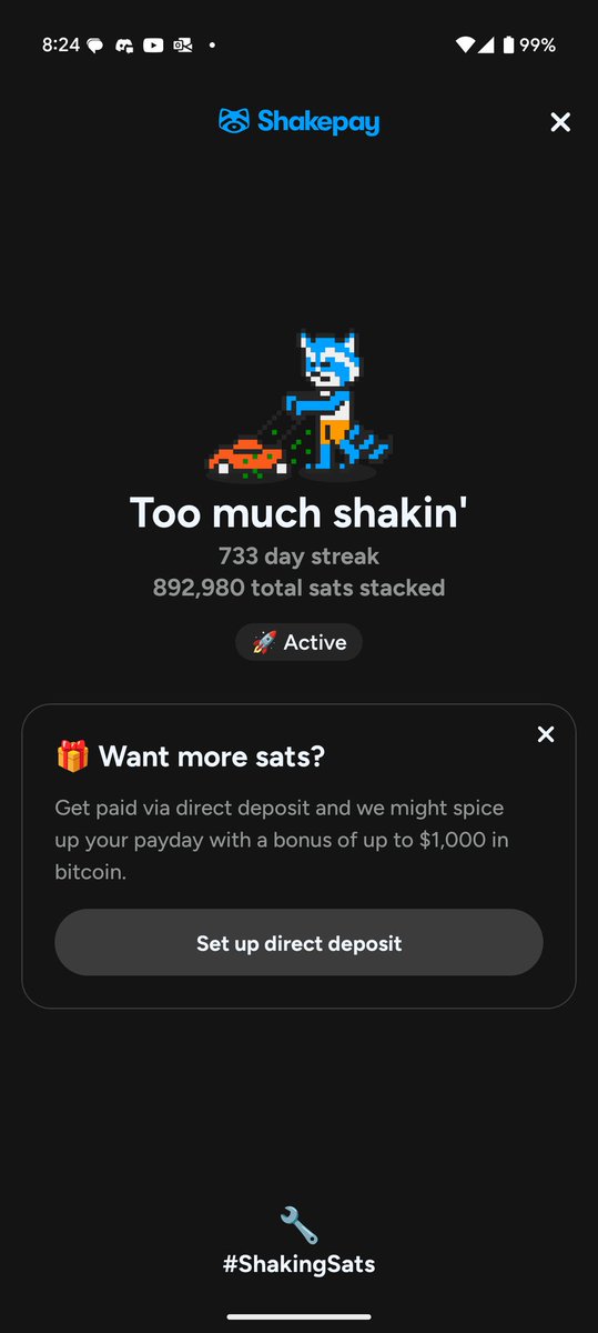 ethixx_'s tweet photo. @shakepay @shakepay

Happy father's day, #shakingsats
Shaketag - ethix https://t.co/mehOcEDXFq