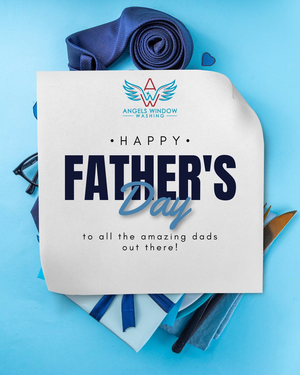 Angels_window's tweet photo. 🪟💙 Happy Father’s Day from Angels Window Washing! 👨‍👧‍👦✨

Here’s to the dads who brighten our lives just like we brighten your windows! Strong, steady, and always there — we appreciate everything you do.

#FathersDay2025 #AngelsWindowWashing #CelebrateDad #ThankYouDad #DadStrong https://t.co/8Z5e6tIEFX