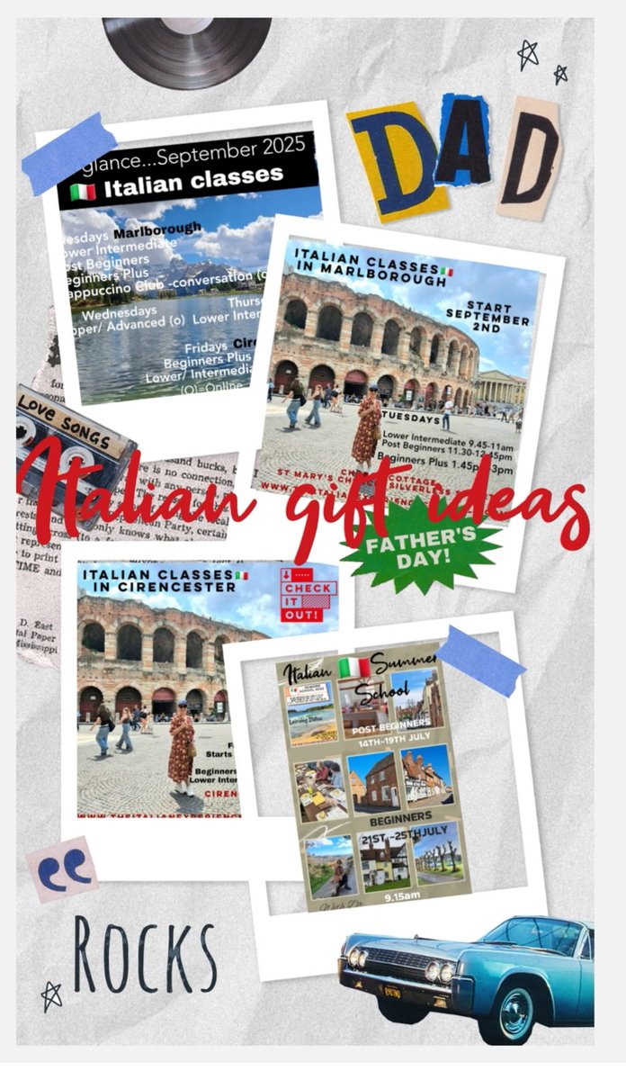 Ideas for the Italian speaker dad living in the Cotswolds!
#dad #FathersDay2025 #FathersDay #fatherdaughter #FatherAndSon #father 
#gifts #giftideas 

theitalianexperiencecotswold.com