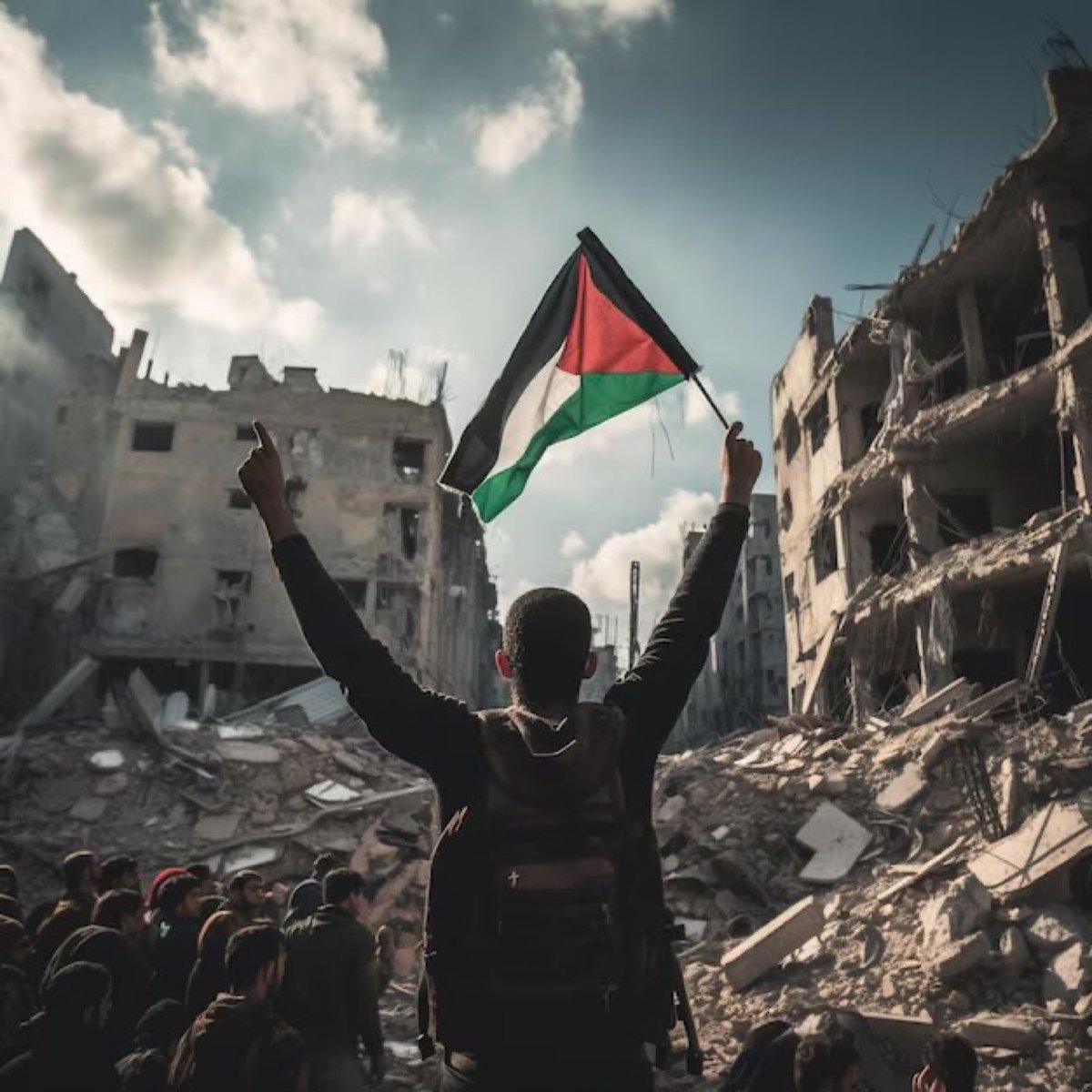 La Palestine vivra, la Palestine vaincra uniquement par la Grâce d’Allah, notre Seigneur le Tout Puissant.