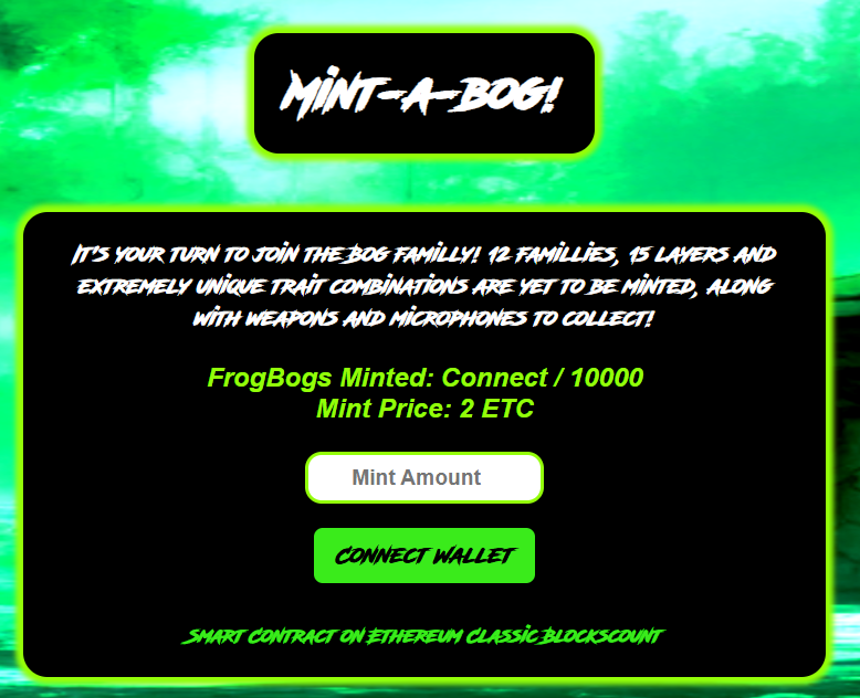 ETCFROGB.ETC | FROGBOGS.ART | ETH Classic NFT tweet media
