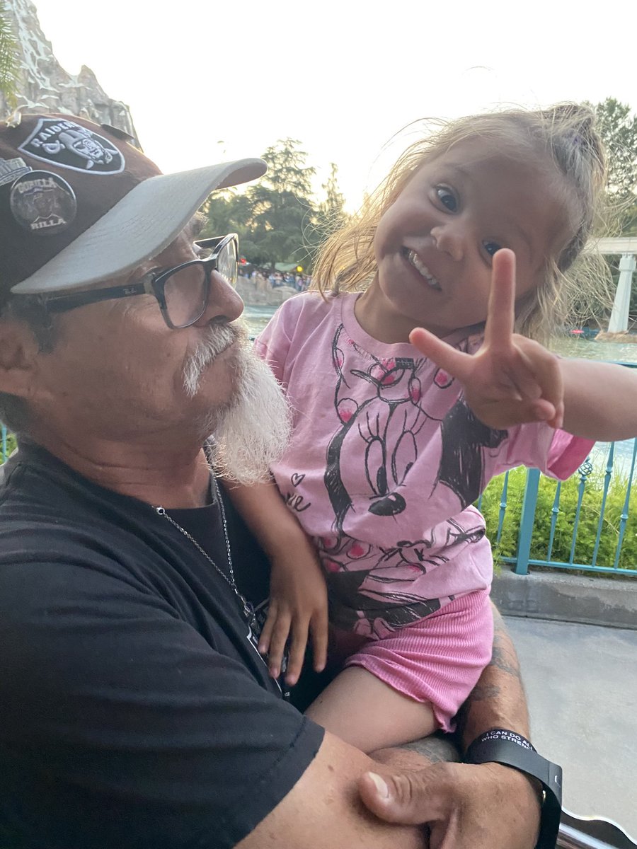 Dad, my hero. You were at every game of mine. Taught me Jesus, right from wrong, hard work. Showed me how to be a dad who stays, loves fiercely. I’m a Raider fan bc of you, You inspire me to be better for my family. Thank you. Love you forever. ❤️ #BestDad #RaiderNation