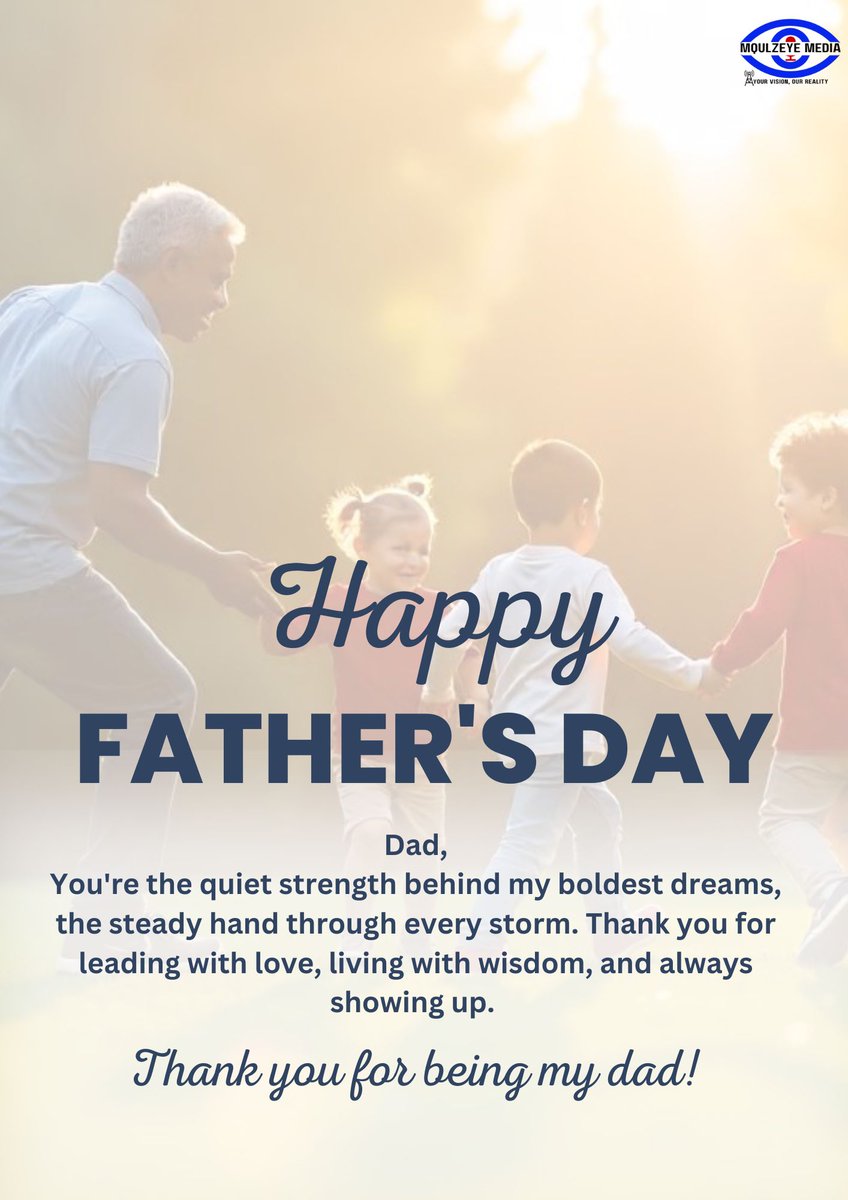Mqulz1's tweet photo. To the men who stood strong, loved silently, and protected fiercely, we honor you.

Happy Father’s Day to all the kings raising generations with love and discipline. 👑💙

@Mqulzeye Media
Your Vision, Our Reality https://t.co/zlOGCTWBUM