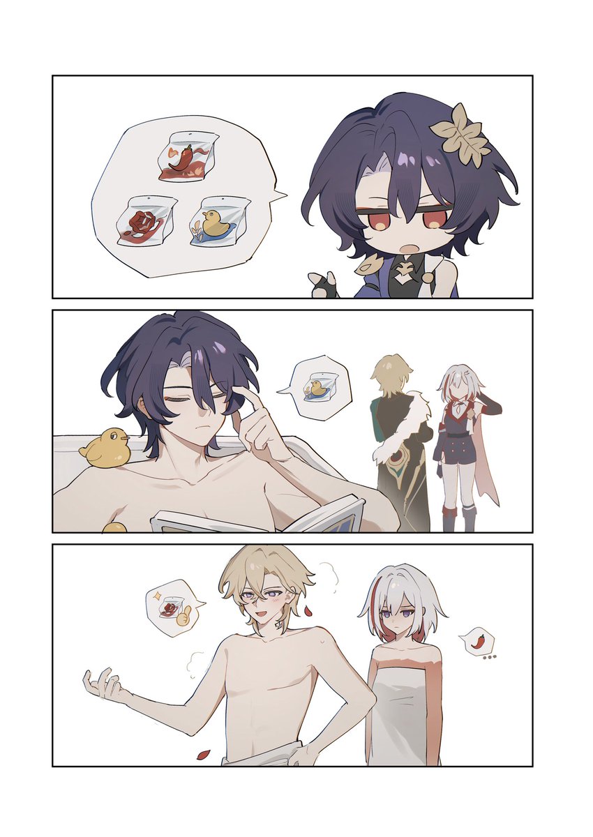 MinamiYORI_'s tweet image. #HonkaiStarRail
#DrRatio
#Aventurine
#topaz
#aventiopaz
入浴剂测评