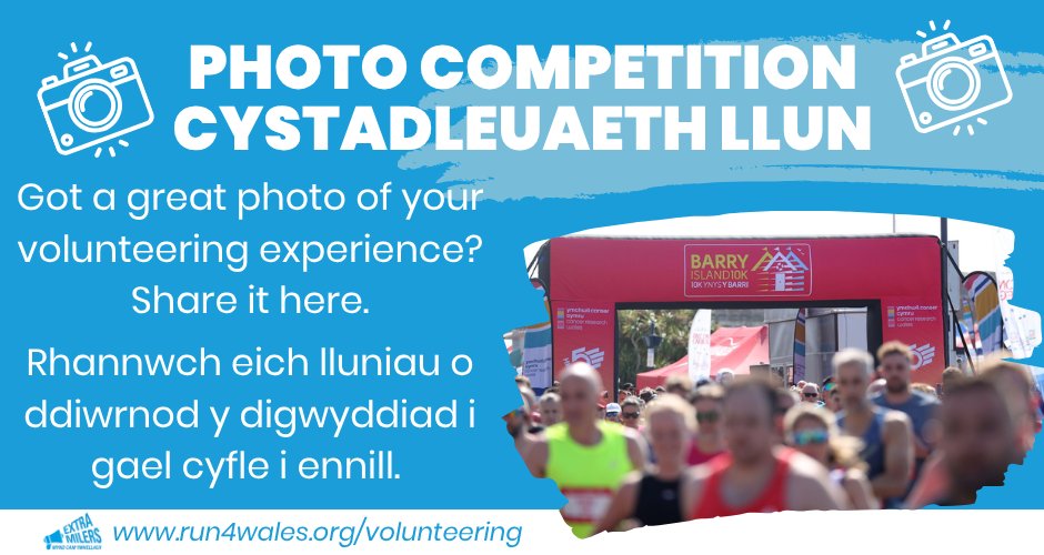 A massive Diolch yn Fawr to everyone who volunteered today! We hope you all had a fantastic day. The photo competition is now open - post your photos here and we'll choose our favourites on Friday. Winners receive their choice of a free race entry or a £30 gift voucher.