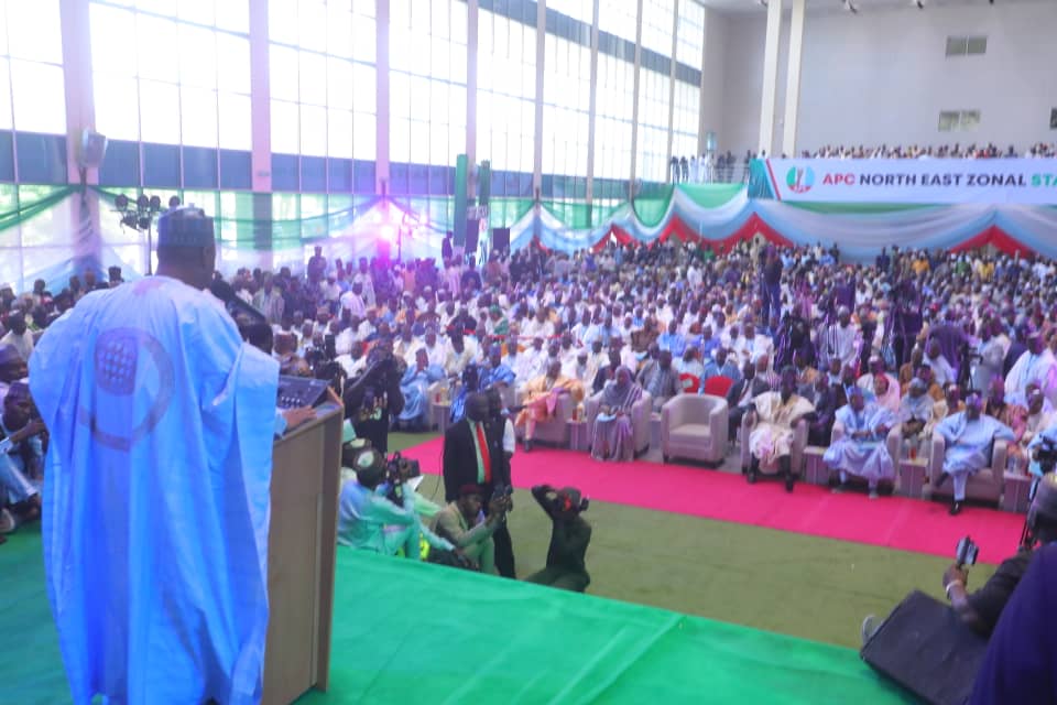 GovBorno's tweet photo. North East @OfficialAPCNg forum endorses Tinubu/Kashim Ticket for 2027.. https://t.co/EF4qEAsTqg https://t.co/li2MbtZqeE