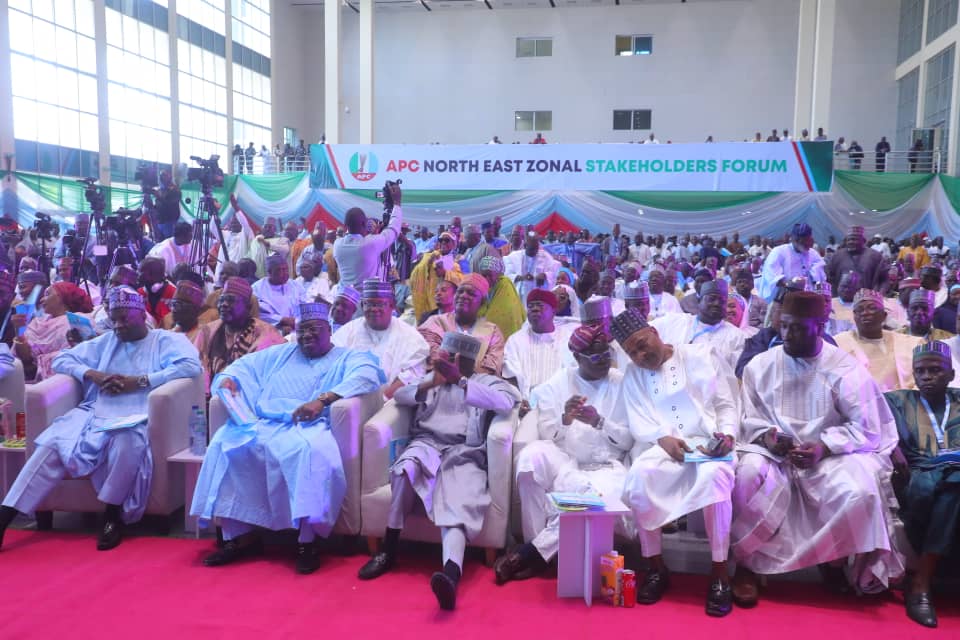 GovBorno's tweet photo. North East @OfficialAPCNg forum endorses Tinubu/Kashim Ticket for 2027.. https://t.co/EF4qEAsTqg https://t.co/li2MbtZqeE