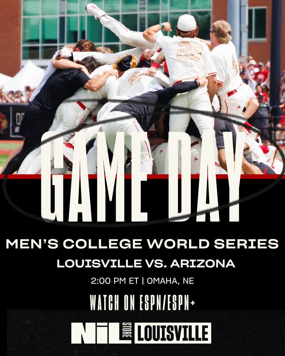 IT’S GAME DAY‼️

Support the Cards by tuning into the game and by shopping their locker rooms today! ⚾️🔥💪 #NIL #GoCards #L1C4 

nil.store/louisville/spo…