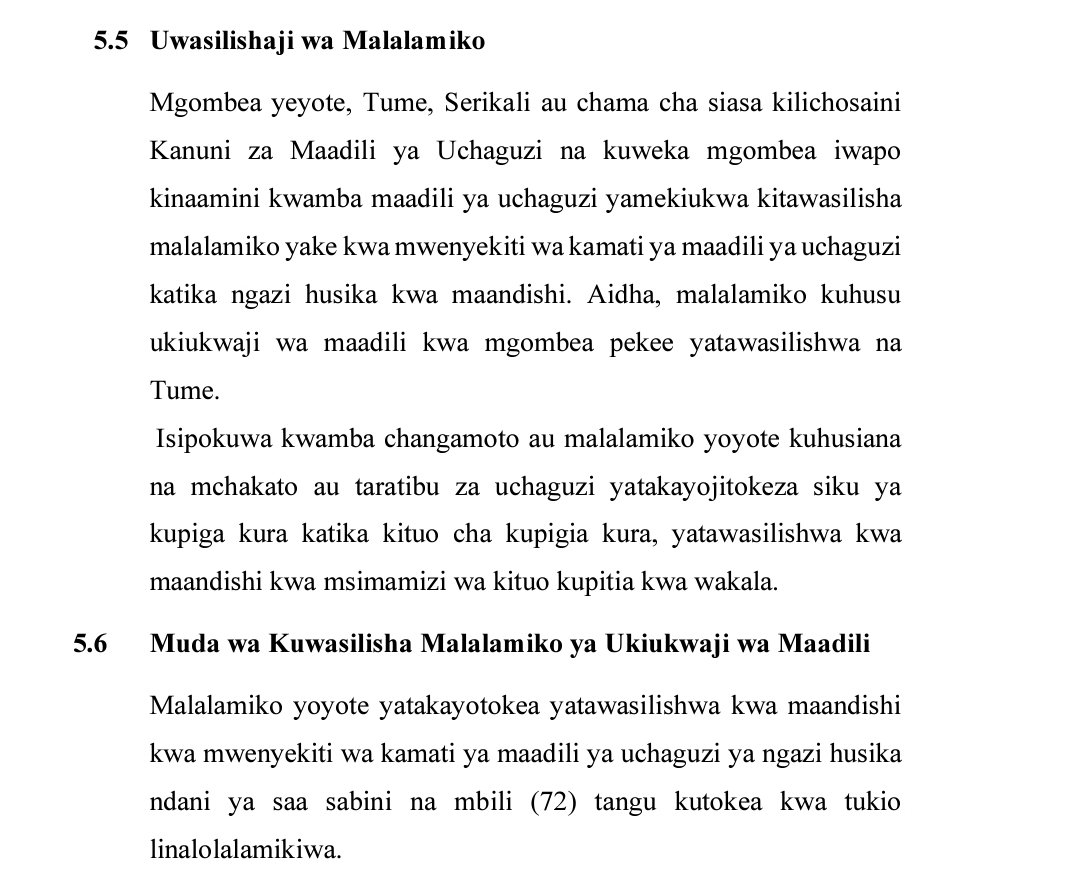 Hizi kanuni mlizosign mmezisoma kweli?