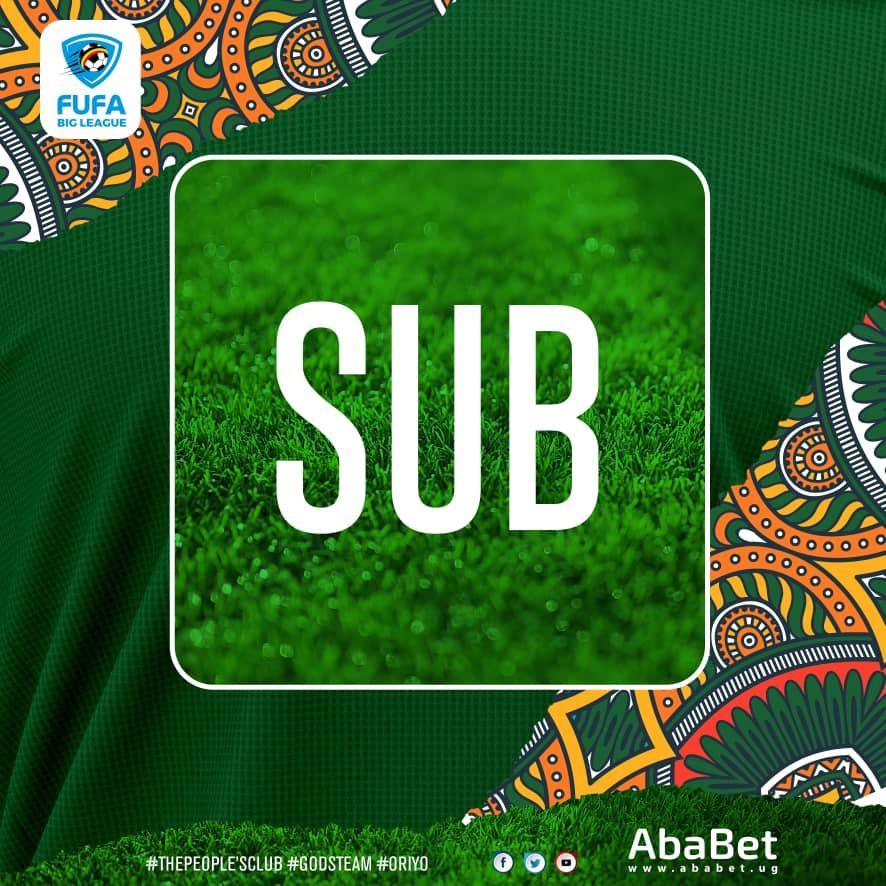 80' | SUBSTITUTION

GAMA is replaced by VELA

|0-0| #ONDUCAL
