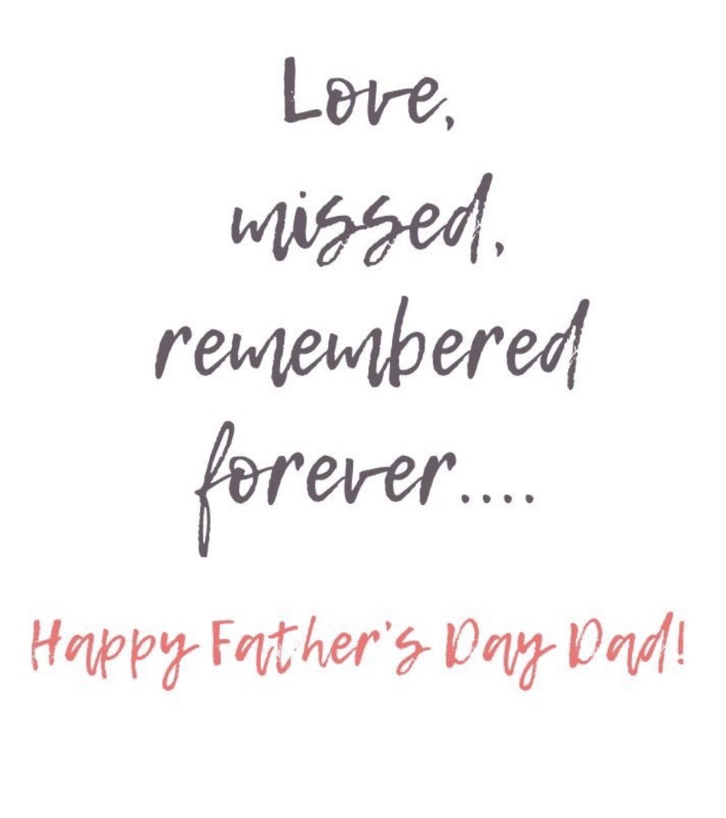 I miss my dad! Love you!