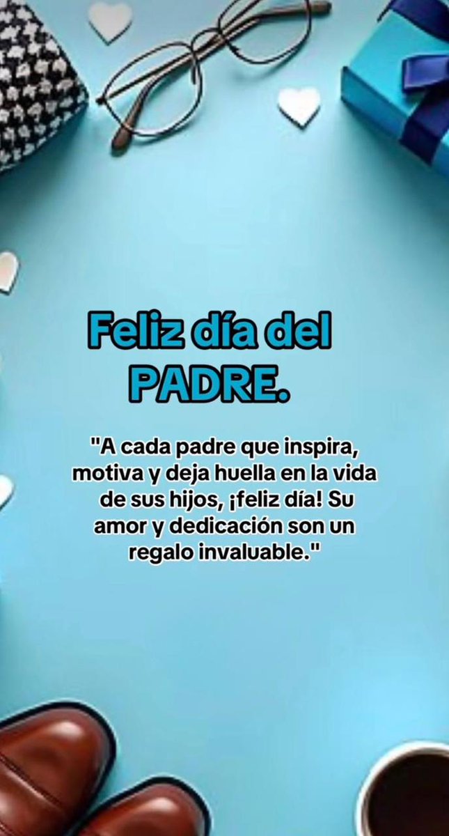 Buenos días, amigos. Espero que quienes sean papá sean festejados con mucho amor por sus hijos.