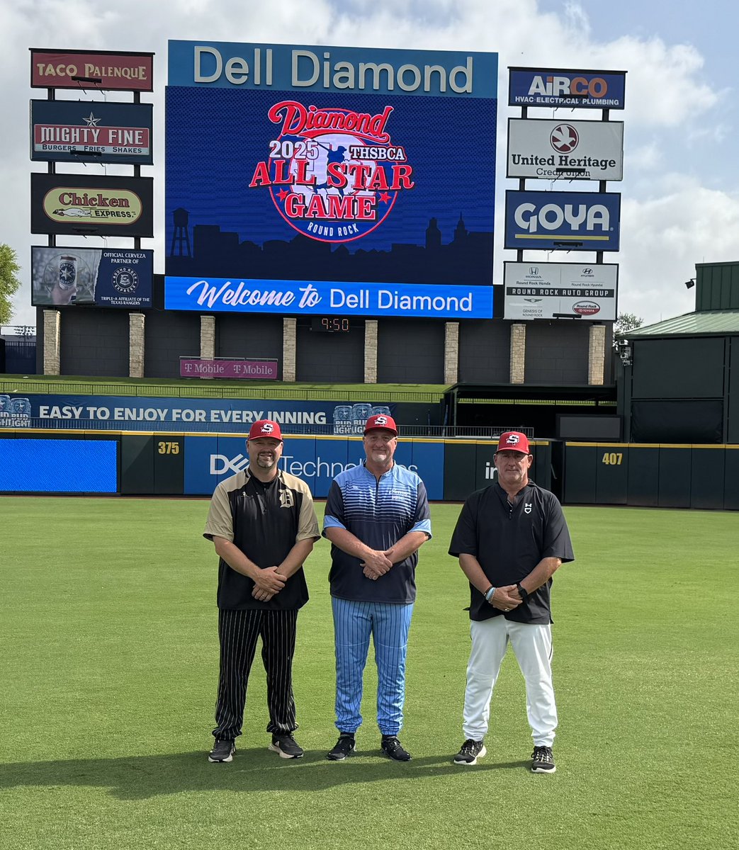 Congratulations to 2025 2A,3A,4A South All Stars and Coaches @thsbca #delldiamond