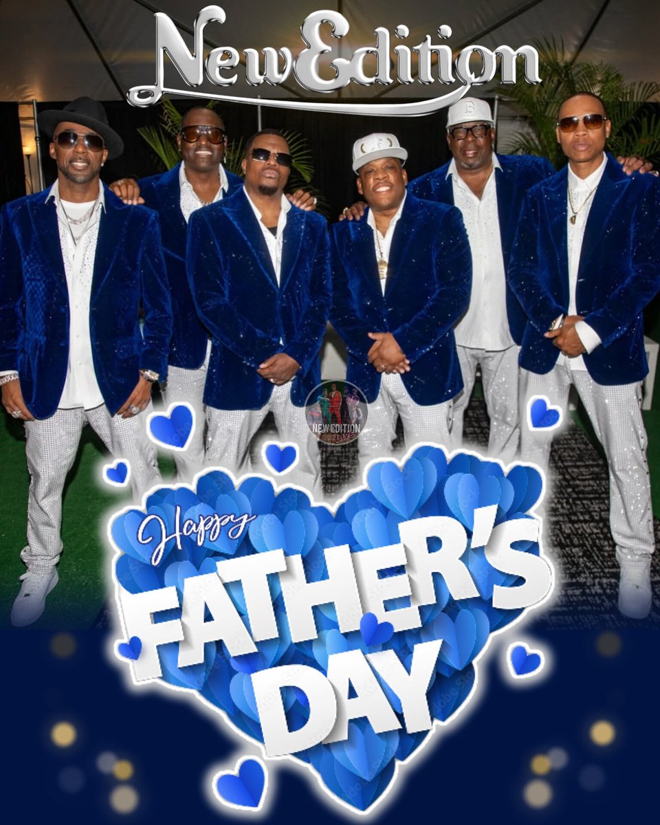 NewEditionLive's tweet image. Happy Father's Day to @RonDeVoe @KingBobbyBrown @MrRickyBell @617MikeBiv @RalphTresvant @JohnnyGill 💙💙💙💙💙💙
Special shout out to @brookepayne (not pictured) as well 💙
Much love to you all on this day as you're celebrated by your family and loved ones! 🎉
📷: Getty Images