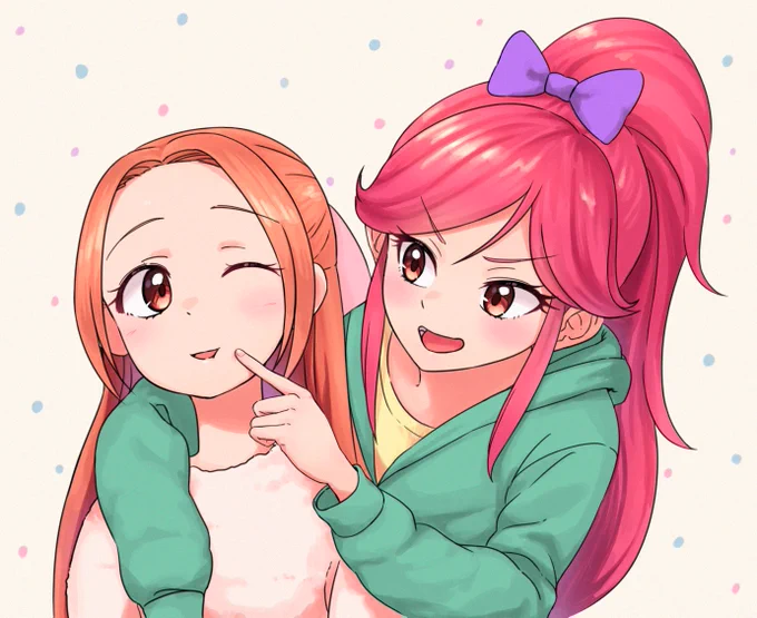 気に入ってる音城姉妹の絵