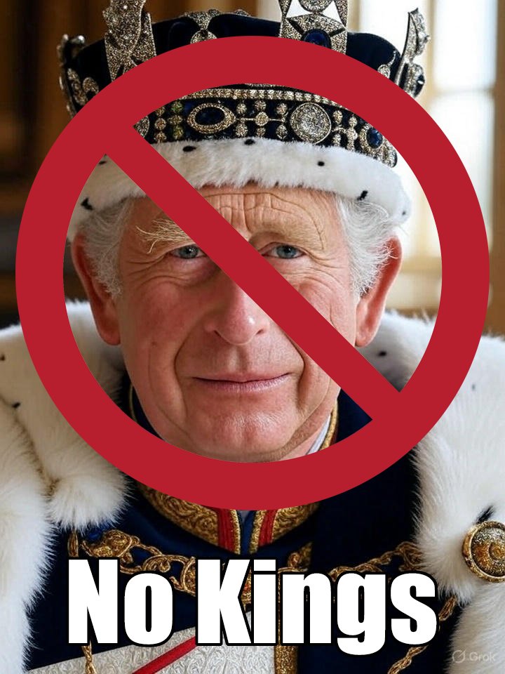 TensorGirl's tweet image. No Kings protesters in Britain if they were not just LARPing.