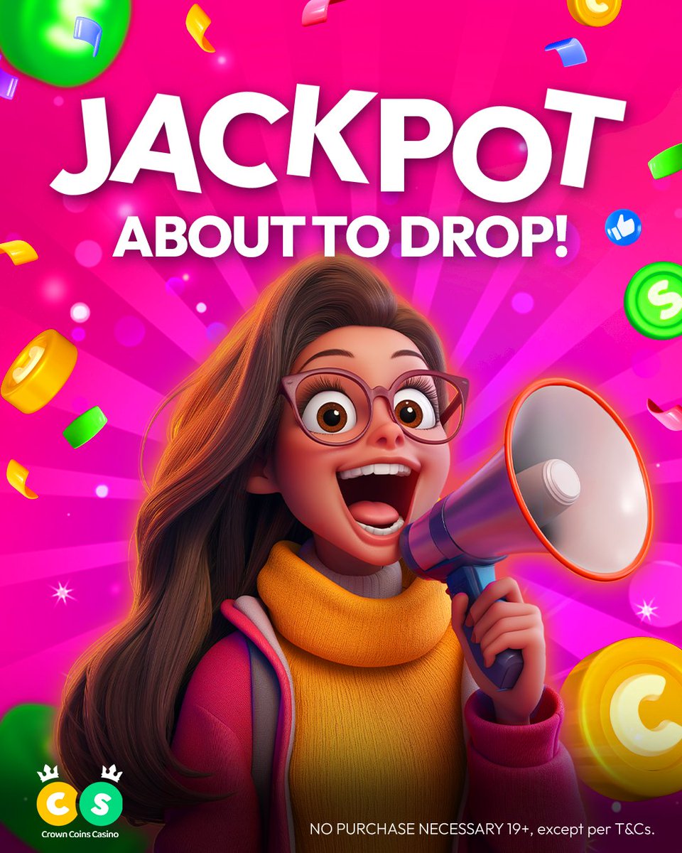 💥JACKPOT MADNESS: ALMOST 1 MILLION SC! 👑 One lucky Crownie could become the next SC millionaire. 
Will it be YOU? Enter to play now 👉 crowncoinscasino.com