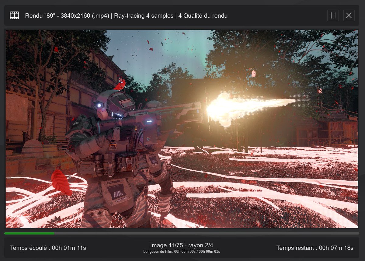 Le montage du projet ONI 鬼 est presque terminé.
Mais je dois encore refaire cinq rendus sur #Lumion.
D'ailleurs, j’ai changé le nom du projet : il s’appelle désormais Project Oni プロジェクト鬼