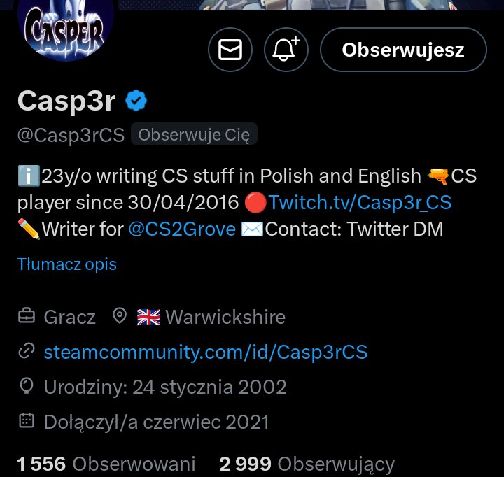 Który taki śmieszek kurwa zabrał followa dla <a href="/Casp3rCS/">Casp3r</a>