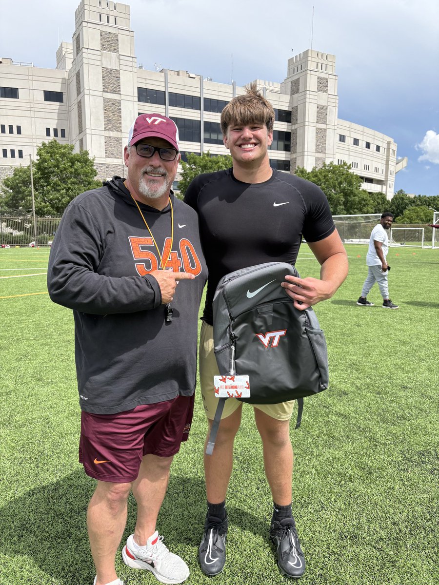 ReeceHonaker's tweet image. Had a great time competing against some of the best at VT yesterday. I was blessed to be named one of the Most Outstanding Players. Thank you to all the coaches who invested time to help me grow.
@CoachPryVT @CoachMooreVT @jcprice59 @tolbert_nance @Jan_JohnsonVT @Coach_Danielsen