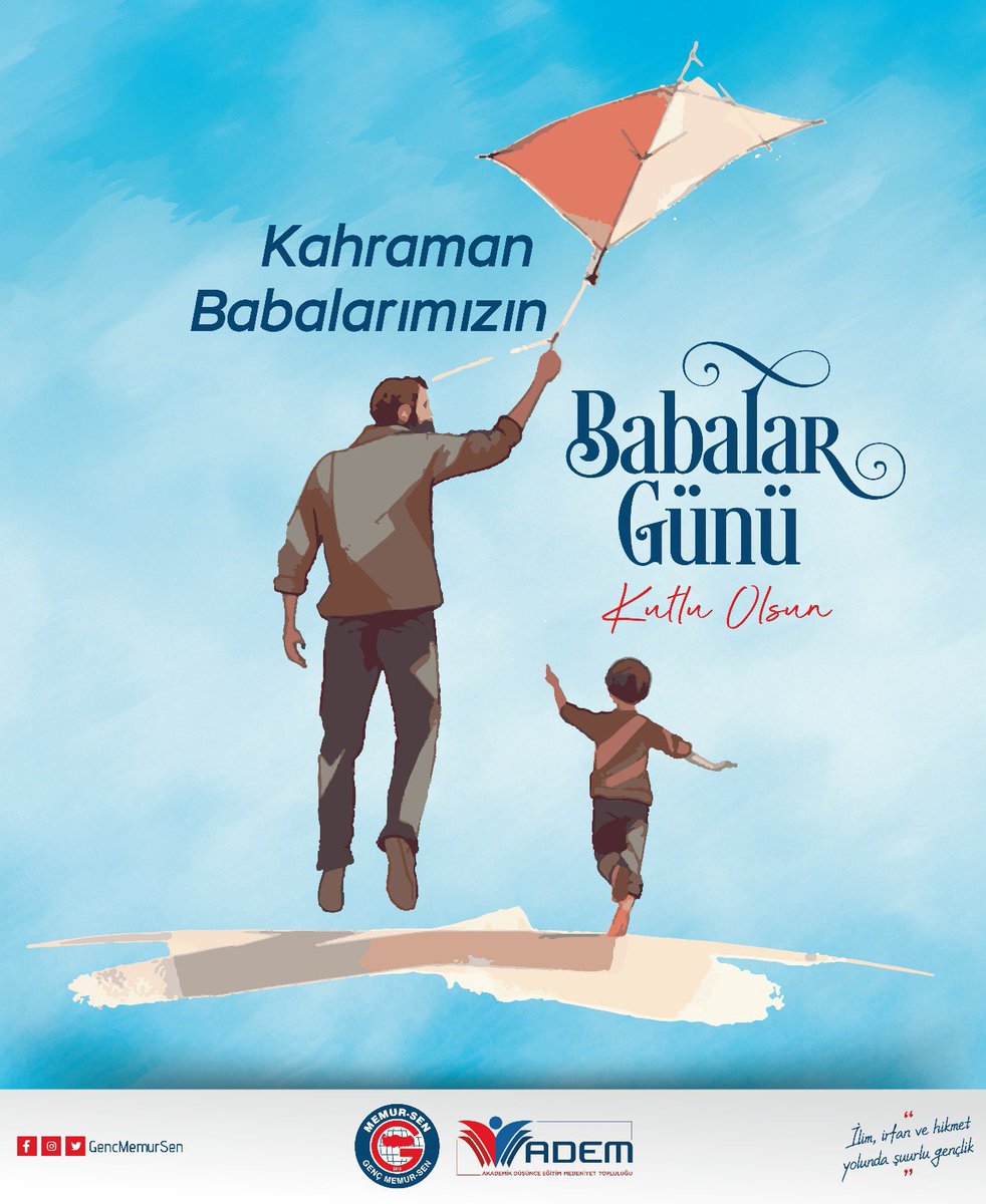 Hayatımıza yön veren, dualarıyla siper olan tüm babaların Babalar Günü mübarek olsun.
Rabbim sağlıkla, huzurla uzun ömürler nasip etsin. 🤲 <a href="/mstemrebalci/">Mesut Emre Balcı</a> <a href="/yasertopaloglu/">Yaser TOPALOĞLU 🇹🇷</a> <a href="/gencmemursen/">Genç Memur-Sen</a> <a href="/_aliyalcin_/">Ali YALÇIN</a> <a href="/bekir_nennioglu/">Bekir NENNİOĞLU</a> <a href="/Sdka_Aydin/">Sıdıka AYDIN</a> <a href="/MemurSenKonf/">Memur-Sen</a> <a href="/MahinurOzdemir/">Mahinur Özdemir Göktaş</a> <a href="/hasan_yldz_06/">Hasan Yıldız</a>