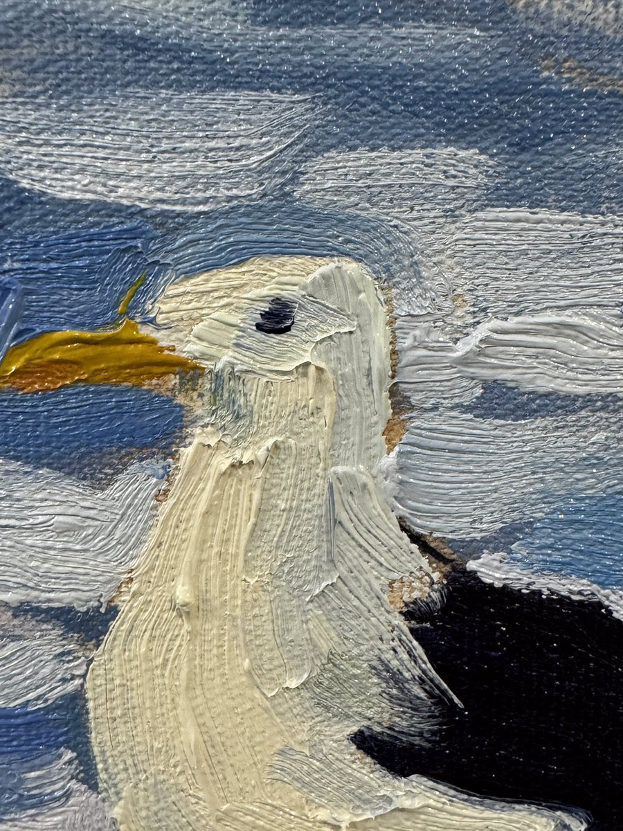 robertrburga's tweet image. Maré alta, 2025
20x25
Óleo sobre painel tela
-
Amo demais as texturas e pinceladas dessa aqui