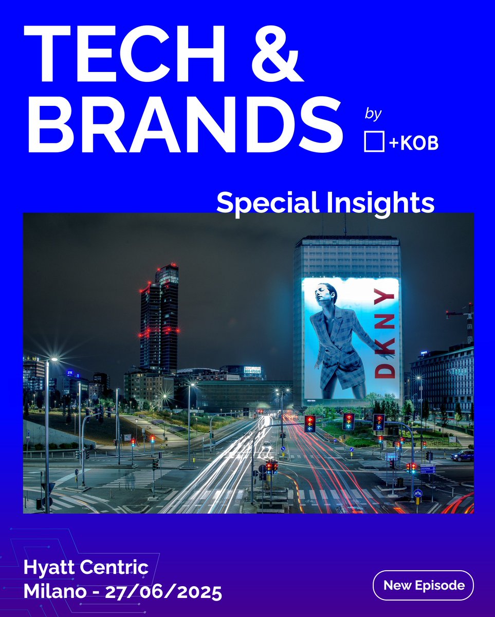 📍 Il 27 Giugno all’HYATT CENTRIC di Milano torna "TECH &amp; BRANDS" 🔵@tech_and_brands

Una giornata ad alto impatto con casi di #InnovazioneConcreta da #Brand come #LeroyMerlin, #Geberit, #Cimbali, #Amarin, etc. Qui di più:👉 techandbrands.com/milano-2025

 #MarTech #DigitalStrategy