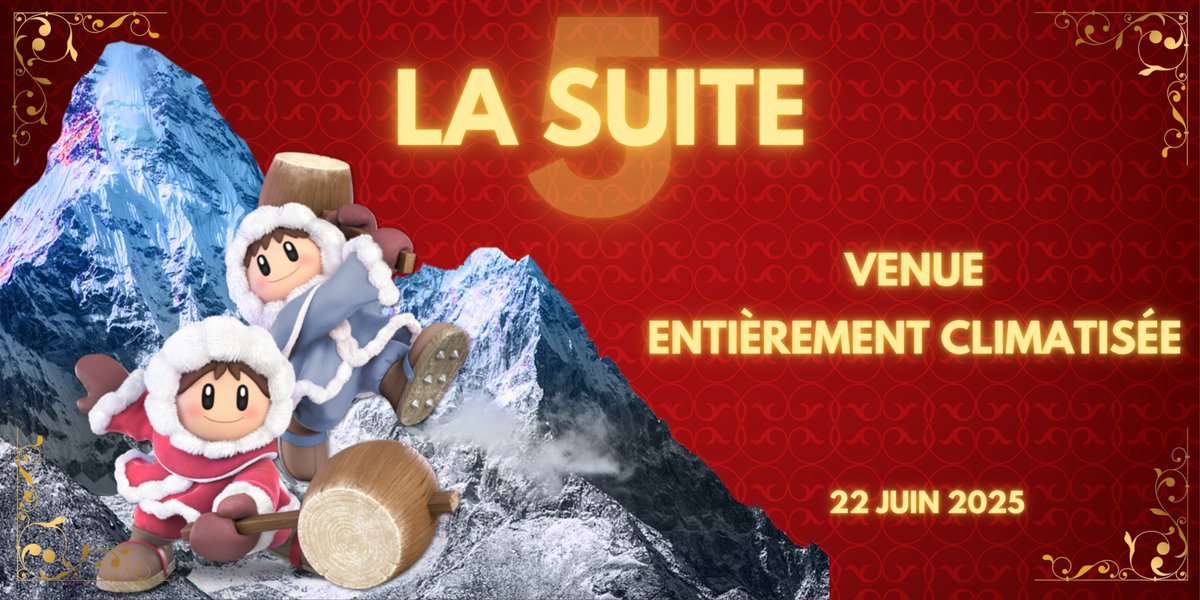 Encore un autre argument pour venir dimanche 22 JUIN à LA SUITE #5 !! 

start.gg/tournament/la-…