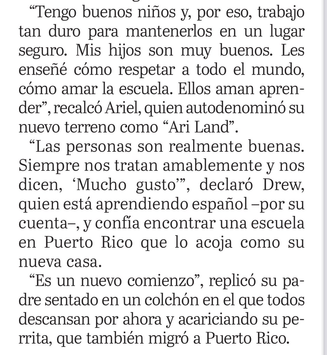 Conoce más de la historia de este padre y su familia que quedaron sin hogar a finales del año pasado en Connecticut, y retornó a Puerto Rico para comenzar una nueva vida rescatando la finca de sus padres, a la cual nombró “Ari Land”. elnuevodia.com/noticias/local…