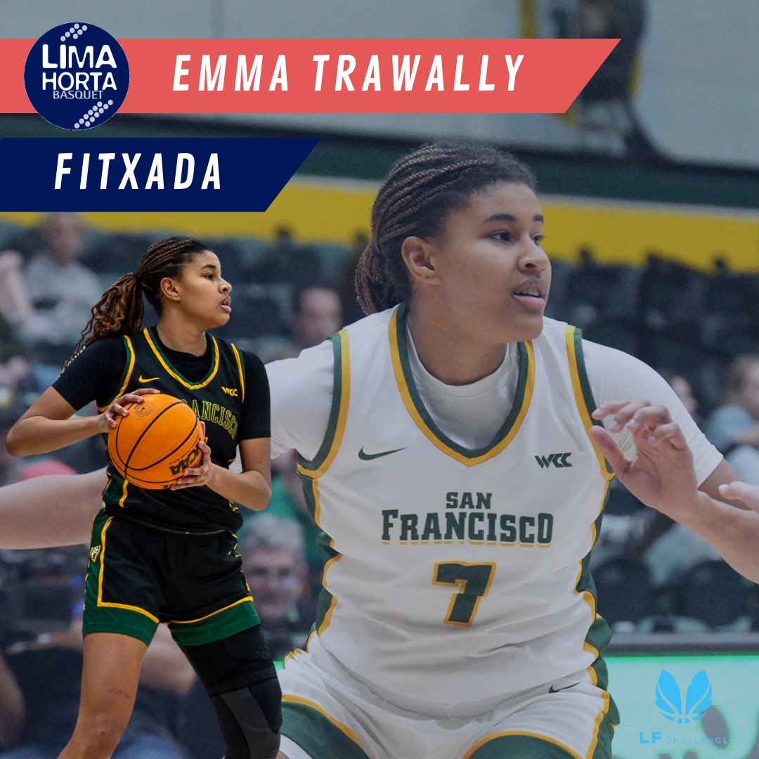 🆕 Emma Trawally, primer fitxatge del Lima-Horta Barcelona!

✍️ L’aler-pivot maresmenca aterra a Horta procedent de la University of San Francisco.

💪🏻 Benvinguda a la família salmó, Emma!