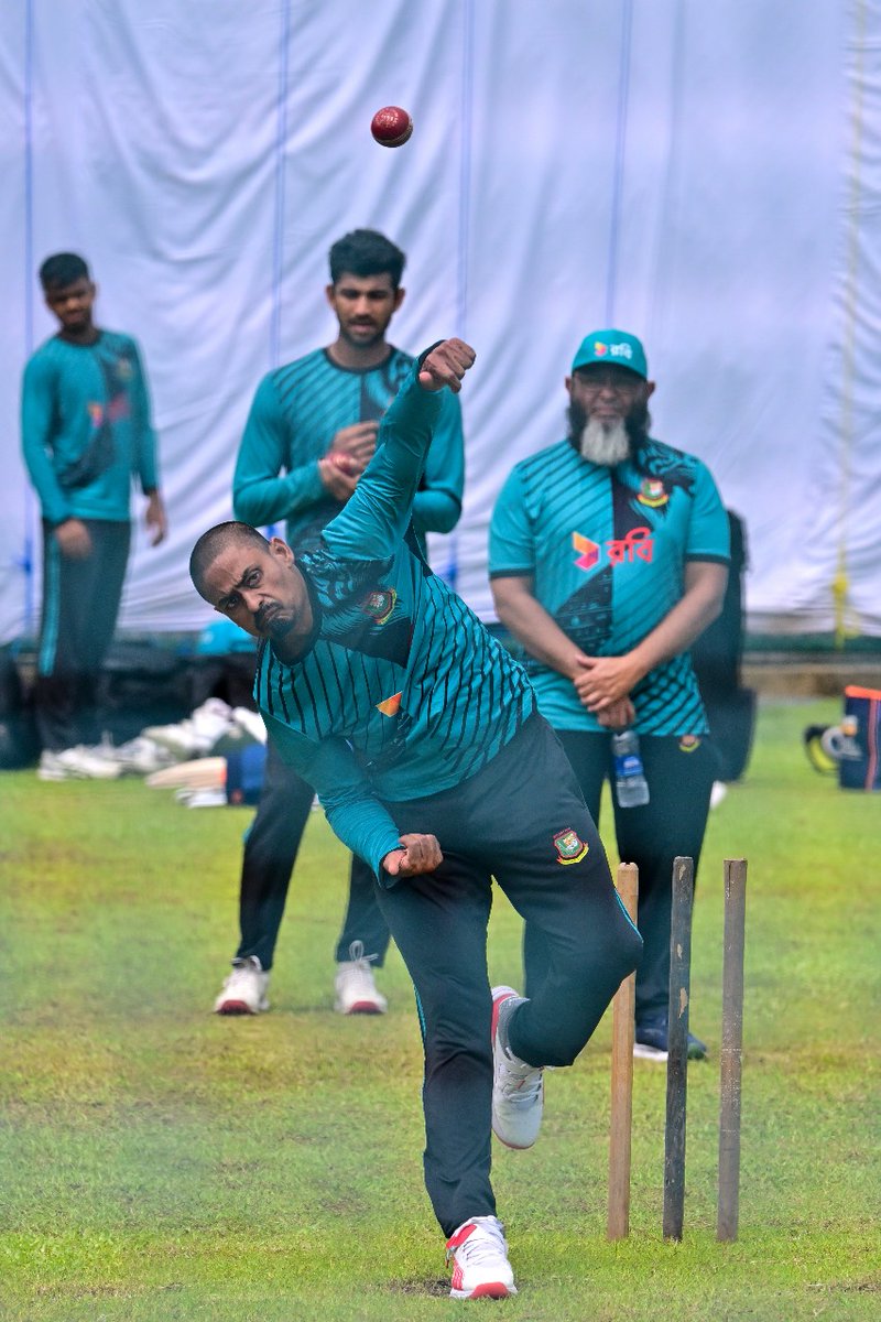 Bangladesh Tour of Sri Lanka 2025 
🇧🇩 Photos from the Training Session 📷 

Photo Credit: SLC
#BANvSL | #BCB | #BangladeshCricket
