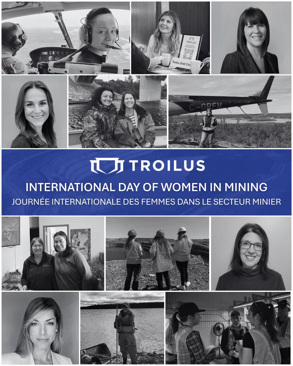 Troilus Gold Corp. (TSX: TLG | OTCQX: CHXMF) (@troilusgold) on Twitter photo Today is International Day of Women in Mining.  We celebrate the strength, talent, and leadership of the women who help shape our success every day.
#IWIM #IDWIM #troilustogether #troilusensemble #IDWIM2025 #WomenInMining #InternationalDayOfWomenInMining #IAmMiningAndIBelong Today is International Day of Women in Mining.  We celebrate the strength, talent, and leadership of the women who help shape our success every day.
#IWIM #IDWIM #troilustogether #troilusensemble #IDWIM2025 #WomenInMining #InternationalDayOfWomenInMining #IAmMiningAndIBelong