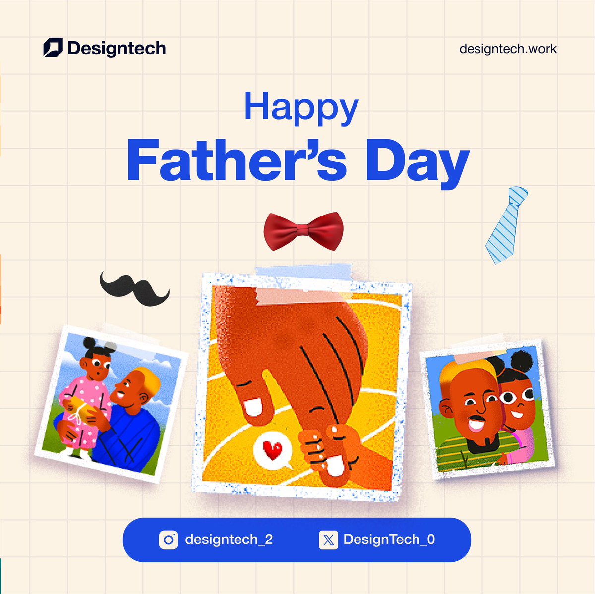 DesignTech_0's tweet image. Happy Father's Day❤️🌍
Today, we celebrate the amazing men who have shaped our lives in countless ways. Fathers are our first heroes, our biggest supporters, and the ones who always seem to know how to make things better.🥂