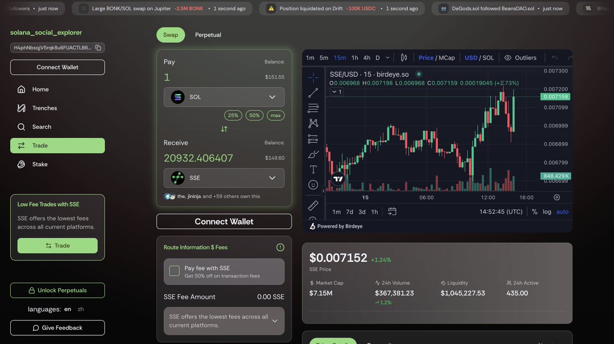 Show me a better UI than $SSE 

I'm waiting...
