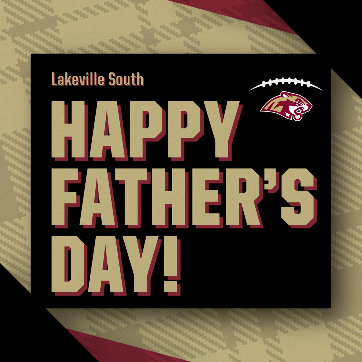 LSHSCougarsFB's tweet image. May your lawn stay mowed, and your grill stay hot!  Happy Father&apos;s Day