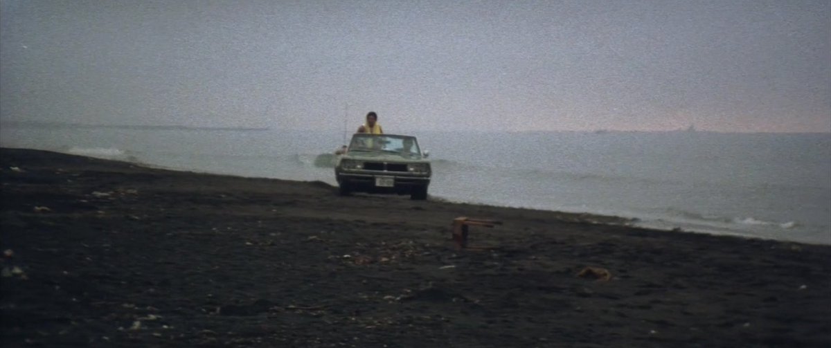 藤田敏八的八月湿砂（1970），感叹日本的青春期真的是在70年代，既时尚又原始，很好奇真的是这样吗？我觉得比现在的日本时髦多了。这是一个线下生活丰富的时代，中国发展的时候已经有了互联网，不会再这么狂野了。我不太喜欢互联网时代。