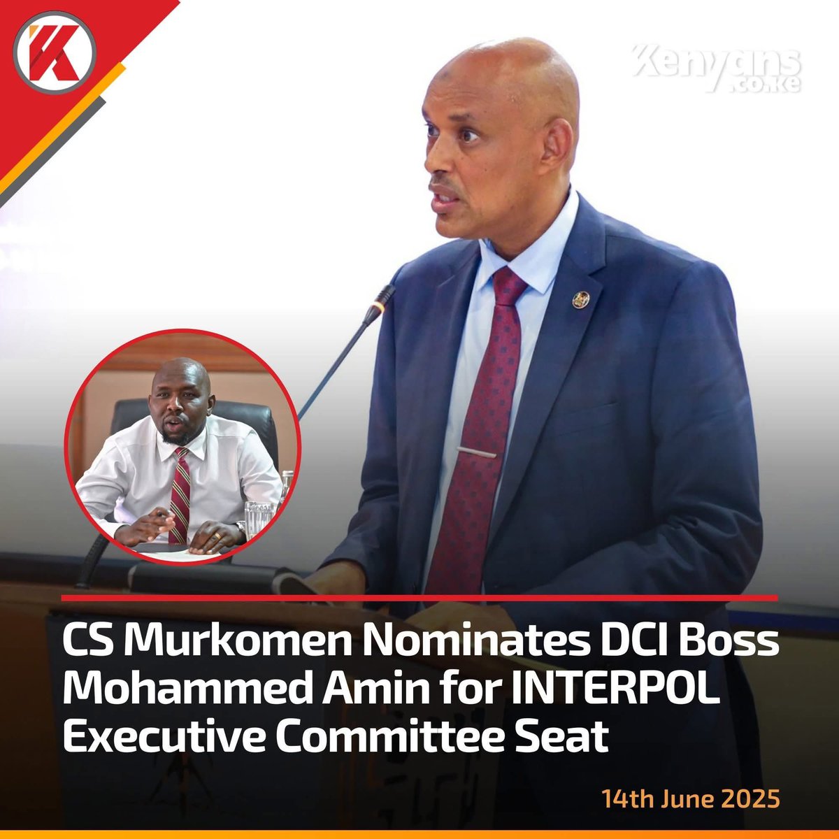 Dear <a href="/INTERPOL_HQ/">INTERPOL</a> 

These are facts. 

An innocent Kenyan was murder by the police after being picked from his home by Mohamed Amin. 

Mr. Amin (in what we believe is attempted cover up) lied to parliament under oath.