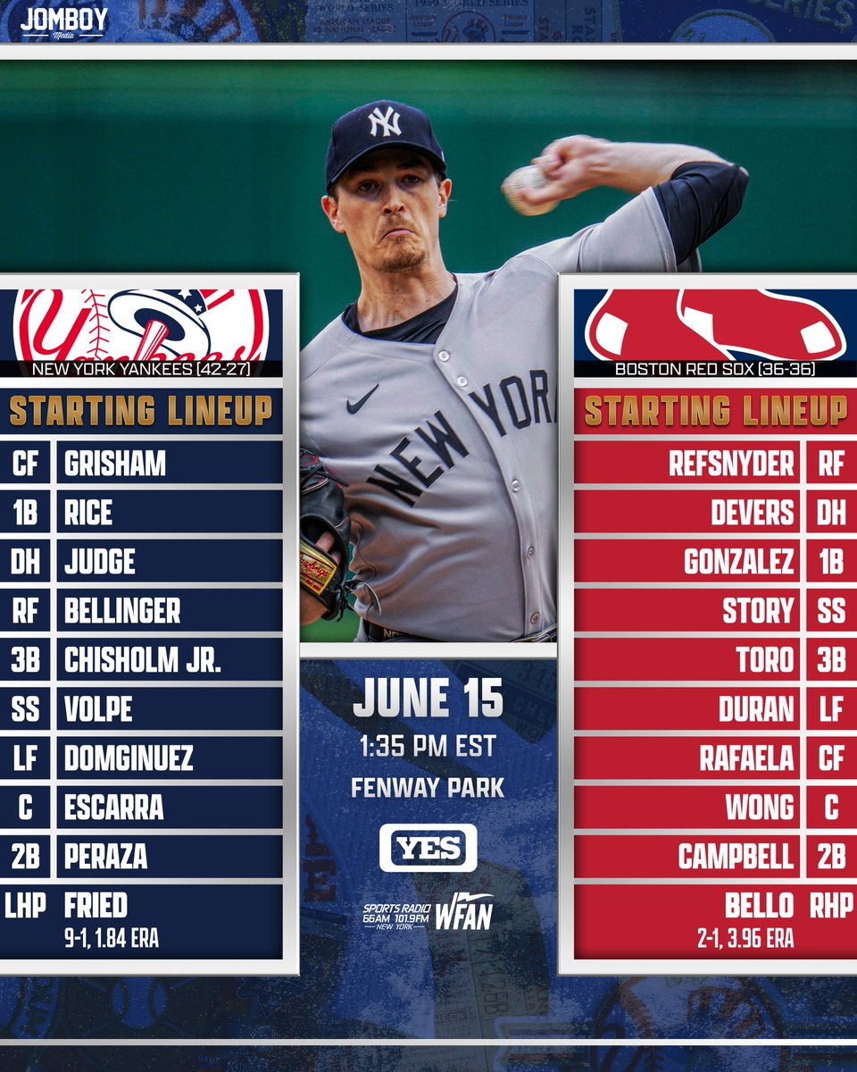 Max Fried is looking to prevent the sweep