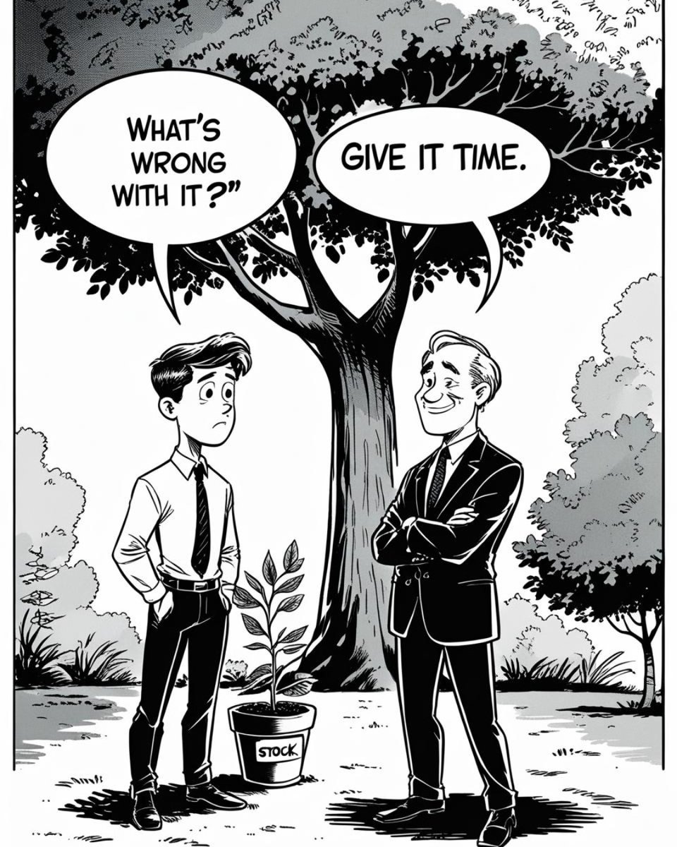 In the markets, time always wins.