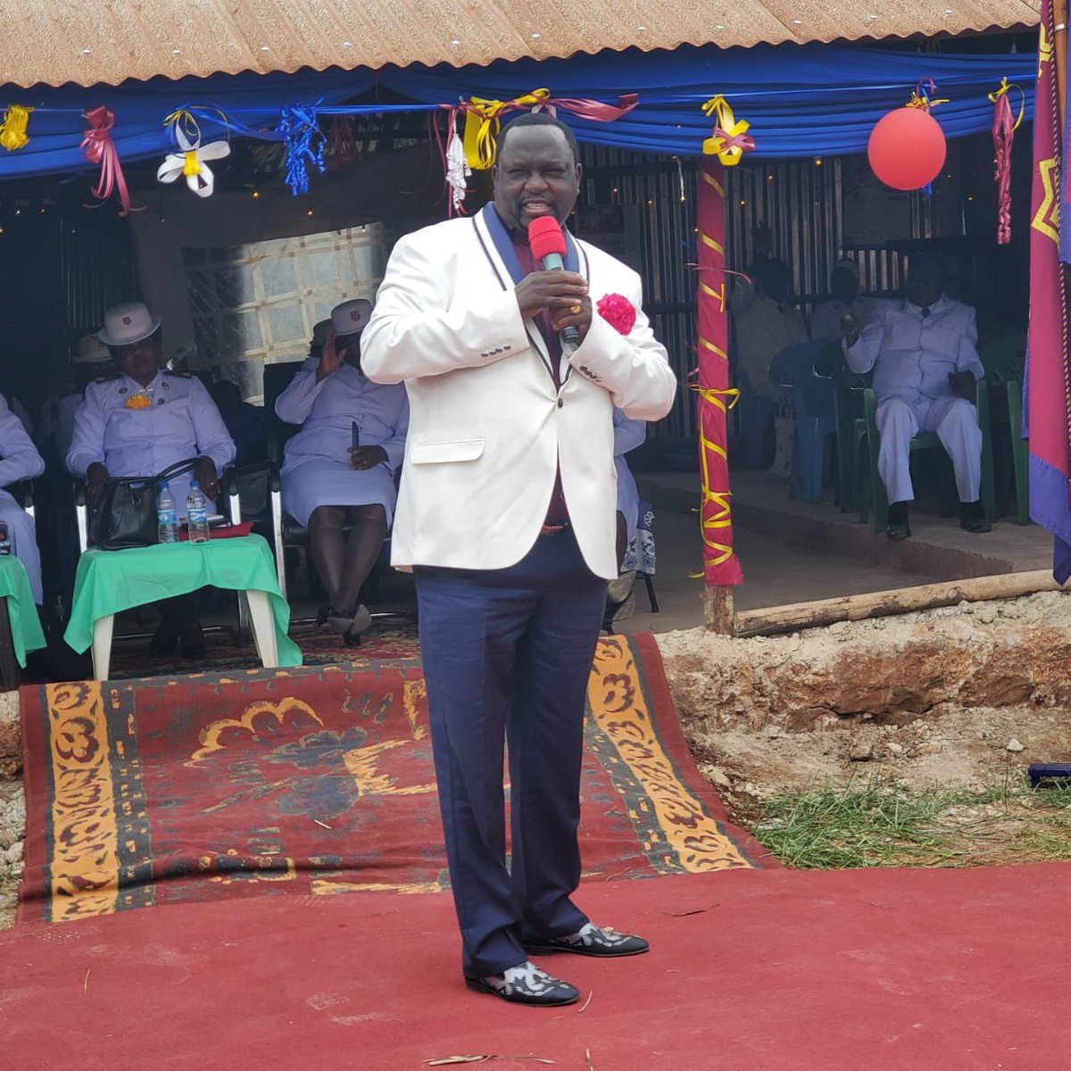Today I joined my Party Leader H.E Kalonzo Musyoka, Ahost of leaders and Worshippers at the Salvation Army, Karen - Ngong District.

Proverbs 10:28 The hope of the righteous brings joy, but the expectation of the wicked will perish.