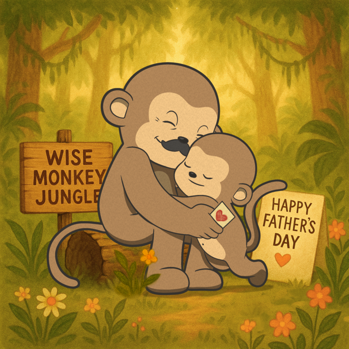 Happy Father’s Day to all the dads out there

First to rise, last to rest, chefs of the grill

Always "know a shortcut," never admit they’re lost

Raging at traffic but loving in silence

Monkey kings forever❤️