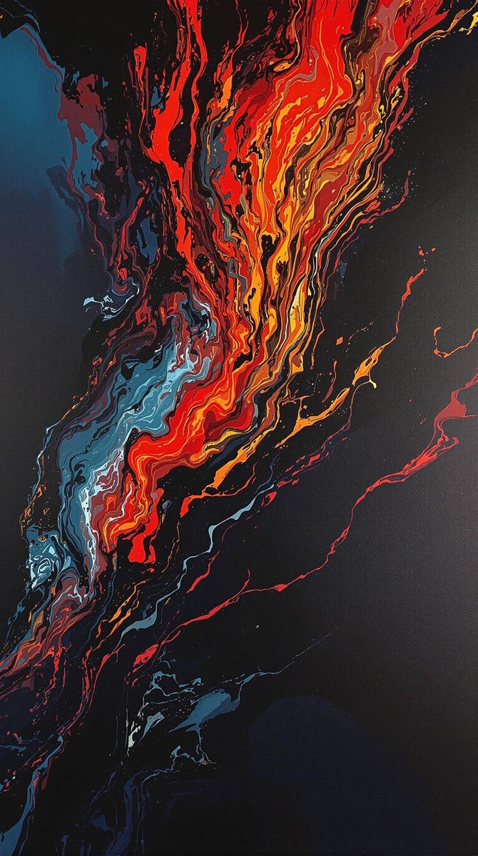 wallpaper_fm's tweet image. Fiery rivers merged, igniting an uncharted path where colors danced with fiery fervor.

#Wallpapers #Wallpapers4k #ArtFlow #AbstractVibes #ColorCascade #FieryPath #CreativePulse