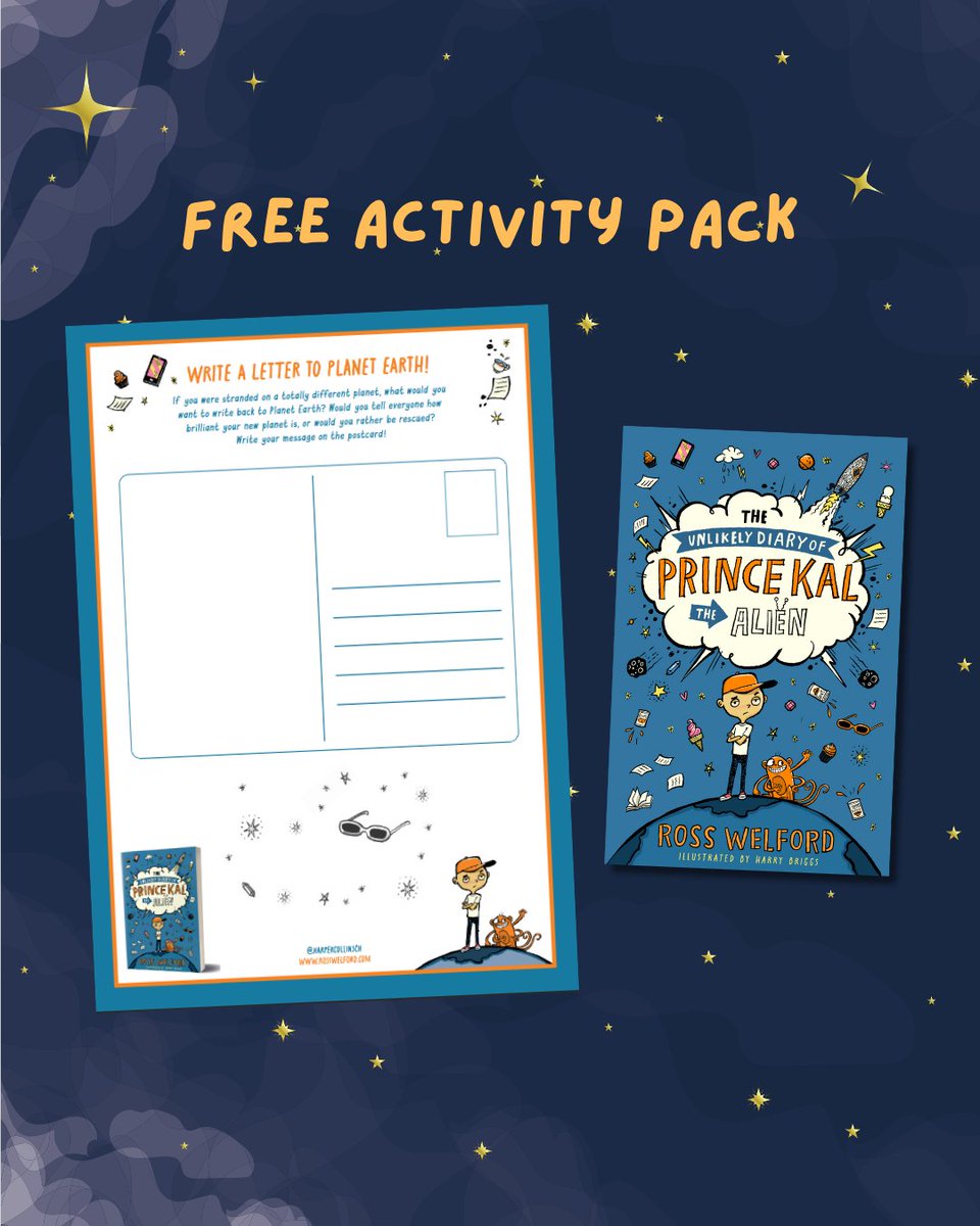 The Unlikely Diary of Prince Kal the Alien from @RossWelford is the perfect adventure to encourage reading for pleasure for readers 7+! 📚 There's also a free activity pack to download and do while you read! 🎨 bit.ly/PrinceKalActiv…