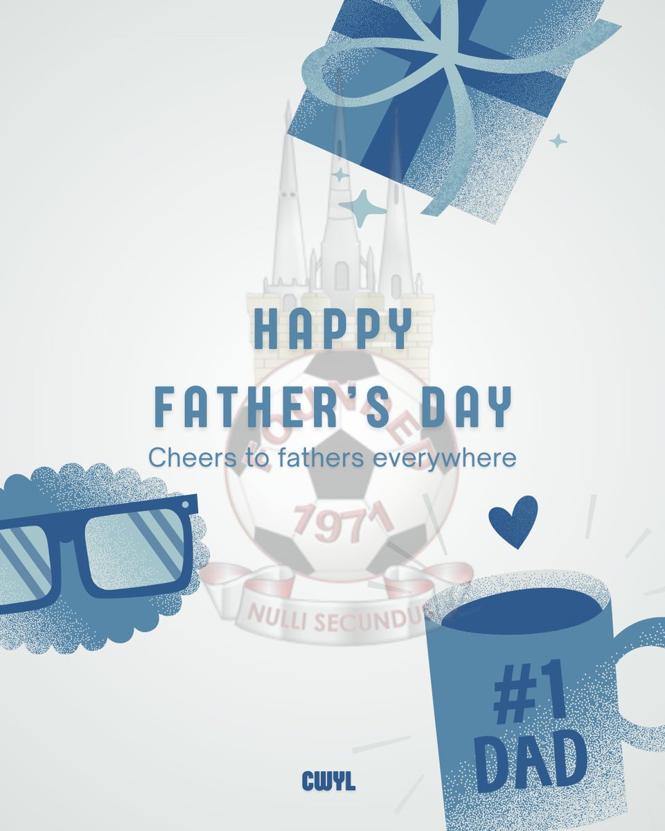 Happy Father's Day to all our Dads, Step Dads, Grandads, Uncles and Brothers. Have a great day from all at CWYL!